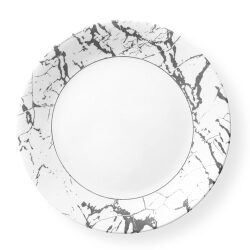 סט צלחות Corelle – קורל 18 חלקים, Stone Grey מבית Corning