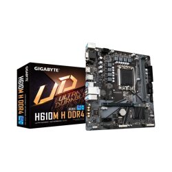 לוח לאינטל דור 12 Gigabyte H610M H DDR4 VGA HDMI