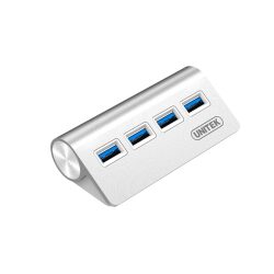 מפצל  USB3.0 4-Port Aluminium Hub UNITEK