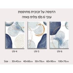 תמונת הדפסה על זכוכית מחוסמת UV 4,5,6