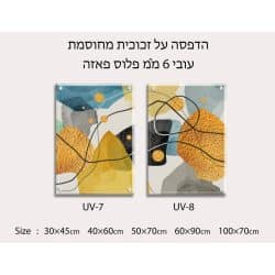 תמונת הדפסה על זכוכית מחוסמת UV 7,8