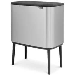 פח אשפה ברבנטיה, 36 ליטר, מוברש מט FPP – Brabantia