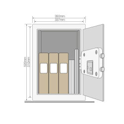 כספת דיגיטלית משרדית 30 ק”ג yale – Maximum Security