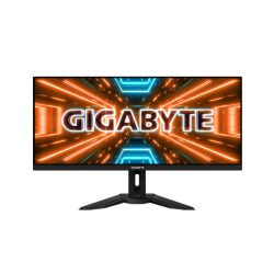 מסך Gigabyte M34WQ 4K 144HZ 1MS HDR400 IPS KVM 21:9 SPEAKERS BLK