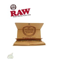 ניירות גלגול רואו גדולים דגם Artesano Organic Hemp RAW Rolling Papers