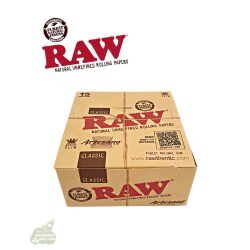 מארז ניירות גלגול רו גדולים דגם Artesano CLASSIC RAW Rolling Papers