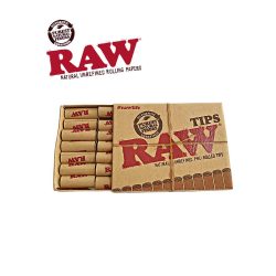 פילטרים RAW מוכנים לגלגול דגם NATURAL UNREFINED PRE ROLLED TIPS