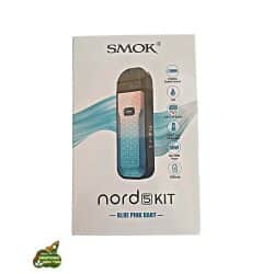 עט אידוי נרגילה סמוק נורד 5 כחול וורוד | Smok Nord 5 Pod Kit 80W