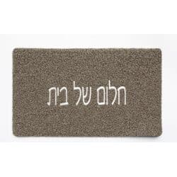 שטיח כניסה שחור/בז