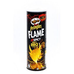 פרינגלס חריף ברביקיו pringels flame spicy BBQ