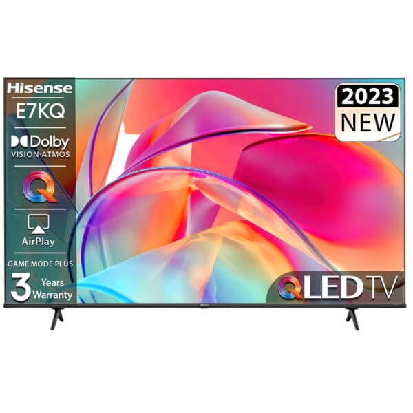 מסך טלוויזיה hisense qled 75″ 4k vidda 6 75e7kq