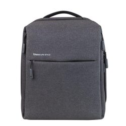 תיק גב 20 ל עמיד במים mi city backpack 8182 אפור כהה xiaomi