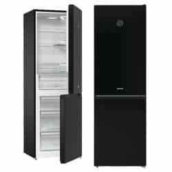 זוג מקררים שחור gorenje nrk6192syb