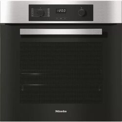 תנור בנוי 76 ל’ שחור משולב נירוסטה miele h2269-1b