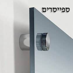 תמונת זכוכית מחולקת סגנון אבסטרקט גוונים שחור לבן וזהב