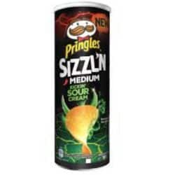 פרינגלס חריף שמנת חמוצה pringles flame medium sour cream