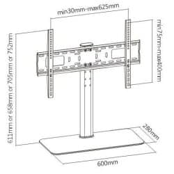 מעמד שולחני למסך ct-stand