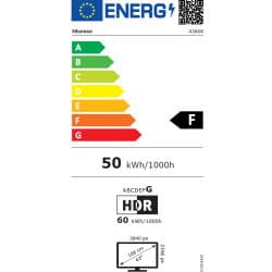 מסך טלוויזיה hisense led “43 43a6k