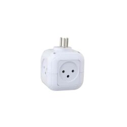 קובייה מפצל חשמל 5 שקעים semicom switch sw-cub5