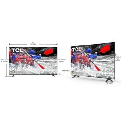 מסך 75″ tcl smart 4k 75p635 led