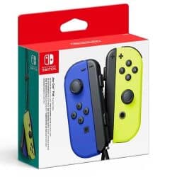 בקרי שליטה nintendo switch joy-con pair blue /neon yellow