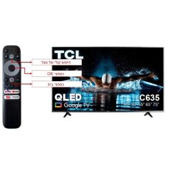 מסך “65 tcl 65c635 4k qled