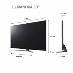 מסך טלוויזיה 50″ nanocell uhd lg k4 50nano846qa