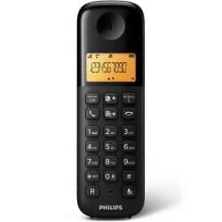 טלפון בייתי אלחוטי שלוחה אחת 1.6″ d1601b/01 שחור philips