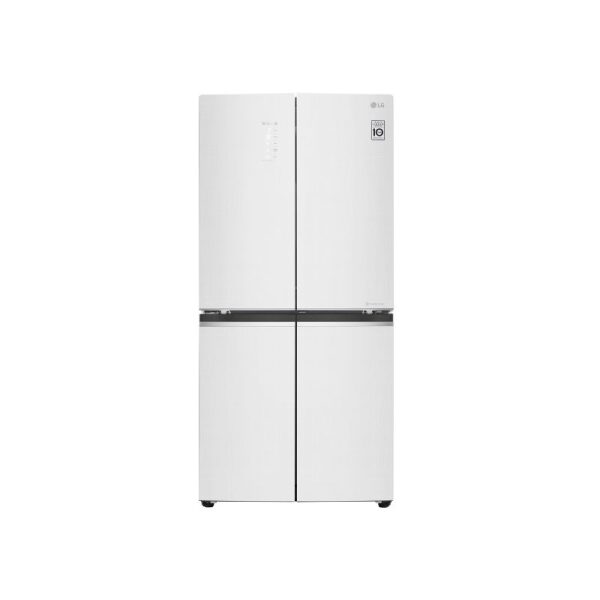 מקרר 4 דלתות מקפיא תחתון  455 ליטר  lg gr-b608wedid