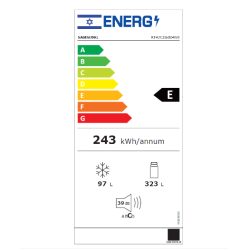 מקרר מקפיא עליון rt42cg6004s9 נירוסטה samsung