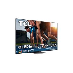 מסך 65″ tcl 65c835 google tv qled mini led 4k