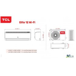 מזגן tcl elite12 btu 10117 wifi