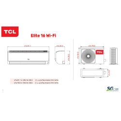 מזגן tcl elite16 btu 12420 wifi