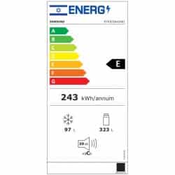 מקרר מקפיא עליון אינוורטר 420 ל’ rt43cg6424b1 שחור samsung