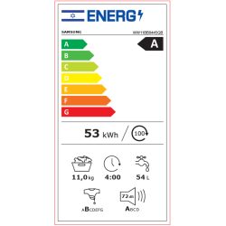 מכונת כביסה 11 קג 1400 סל”ד samsung ww11bb9445gb