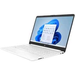 מחשב נייד 15.6″ i3-1215u/8gb/512ssd/win11 home לבן hp 15s-fq5009nj