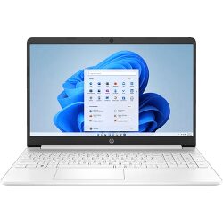 מחשב נייד 15.6″ i3-1215u/8gb/512ssd/win11 home לבן hp 15s-fq5009nj